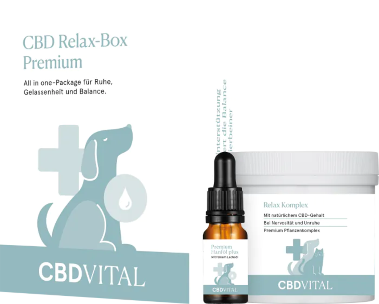 CBD VET Relax-Box Premium for Dogs - 1 box