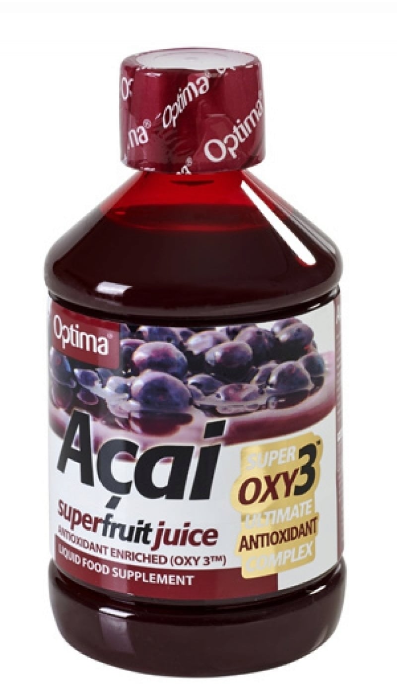 Optima Naturals Acai Saft mit Oxy3