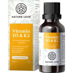 Nature Love Vitamine D3 + K2 - 30 ml