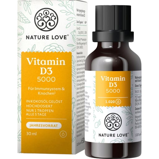 Nature Love Vitamin D3 5000 IE - 30 ml