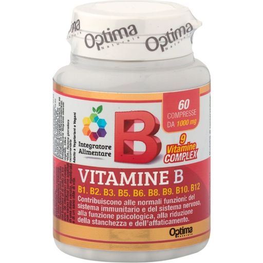 Optima Naturals Vitamina B-Complex - 60 comprimidos
