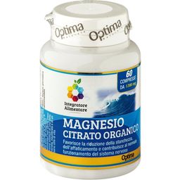 Optima Naturals Magnesio Citrato Organico - Compresse - 60 compresse
