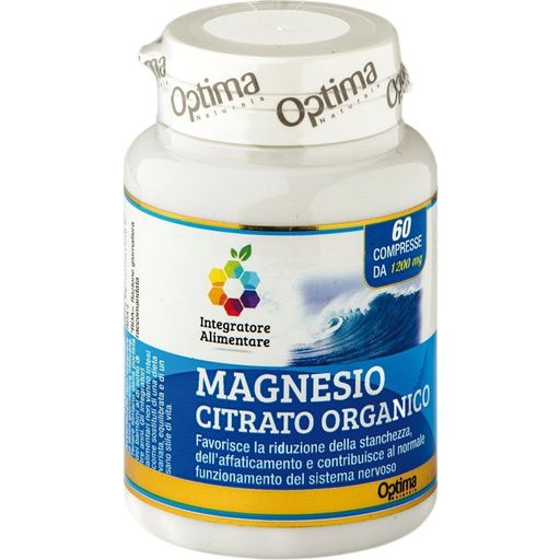 Optima Naturals Citrate de Magnésium - 60 Comprimés