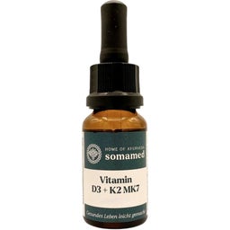 Home of Ayurveda somamed Vitamin D3 + K2 MK7 kapljice - 15 ml