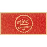 Nice Christmas - poklon bon (od recikliranog papira)