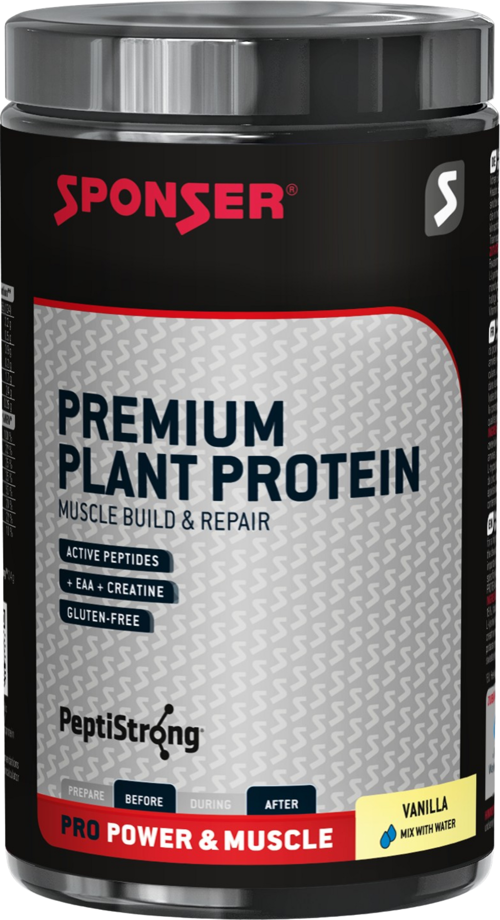 Sponser Sport Food Premium Plant Protein Vanilla - 455 g