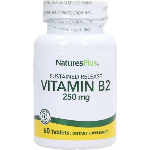 Nature's Plus B2-vitamiini 250mg S/R - 60 tablettia