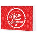 Nice Christmas - Chèque-Cadeau à imprimer soi-même - Bon d'achat 