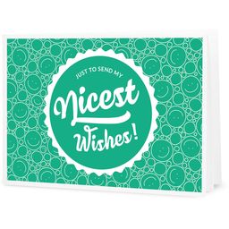 Nicest Wishes! - Printable Gift Certificate - 