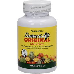 Source of Life - Mini-Tabs Iron-Free Multivitamin & Mineral Supplement - 90 Tabletten