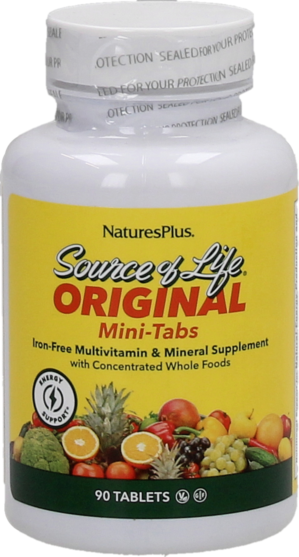 Source of Life - Mini-Tabs Iron-Free Multivitamin &amp; Mineral Supplement