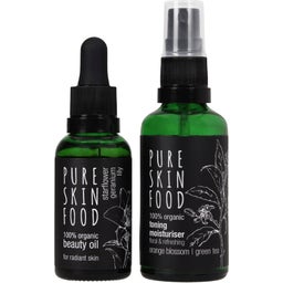 Pure Skin Food Care Set for Radiant Skin, Organic - 1 set