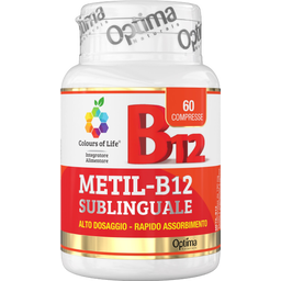 Optima Naturals Vitamin B12, rozpustné tablety - 60 tablet