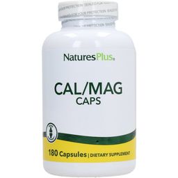 Nature's Plus Cal/Mag Caps 500/250 mg - 180 Kapsułek roślinnych