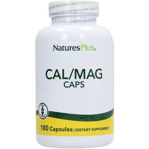 Nature's Plus Cal/Mag Caps 500/250 mg - 180 veg. kapselia