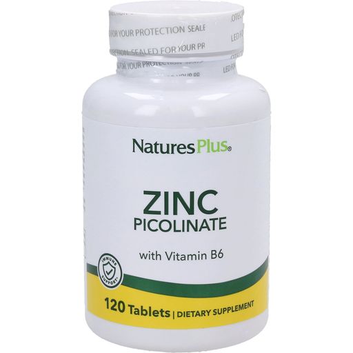 Nature's Plus Zinc Picolinate with Vitamin B-6 - 120 tablets