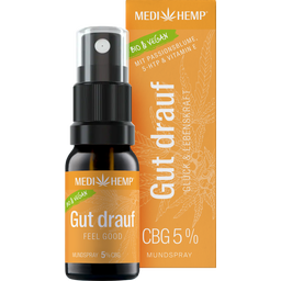 MEDIHEMP Organic Good Mood Mouth Spray CBG 5%