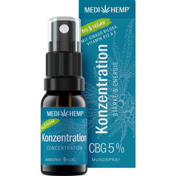 MEDIHEMP Organic Concentration Mouth Spray CBG 5%