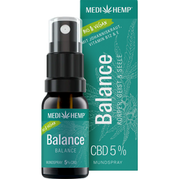 MEDIHEMP Organic Balance Mouth Spray CBD 5%