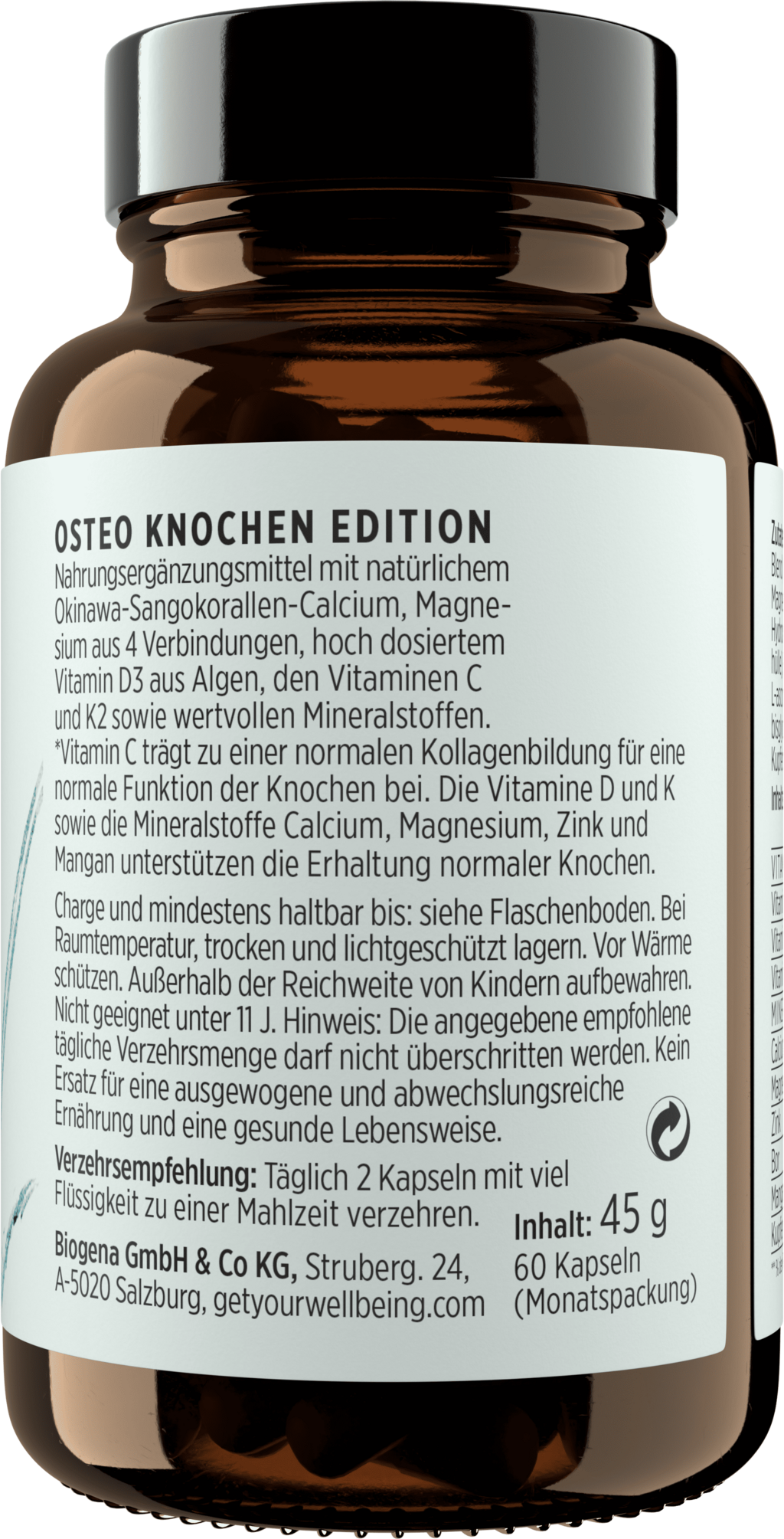get your wellbeing by BIOGENA OSTEO EDITION