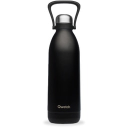 Qwetch Isotherm Fles - TITAN, 1,5L - Matzwart