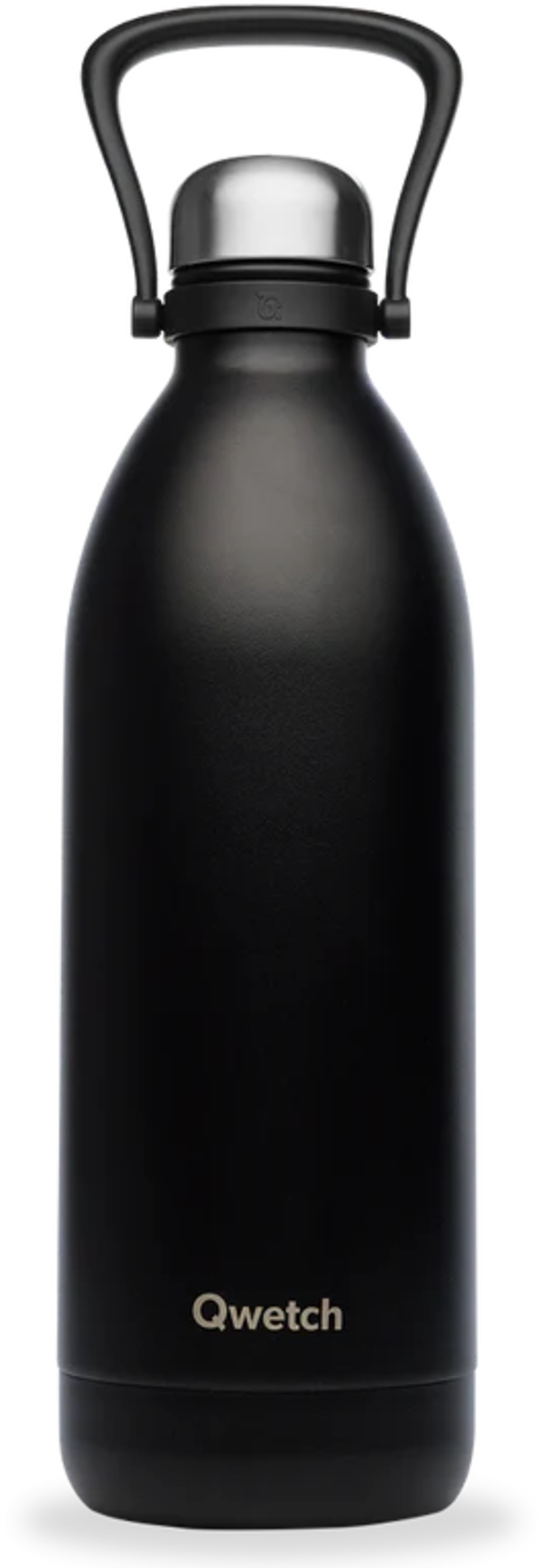 Qwetch Isotherm Fles - TITAN, 2L - Matzwart