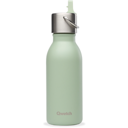Qwetch Garrafa Isotérmica KIDS 350 ml - Verde-limão mate