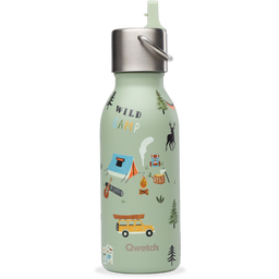 Qwetch Isotherm Fles - KIDS, 350ml - Yosemite Groen