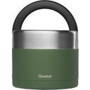Qwetch Isotherm Lunchbox mit Handgriff, 850 ml - Matt Khaki