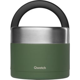 Qwetch Isotherm Lunchbox mit Handgriff, 850 ml - Matt Khaki