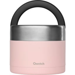 Qwetch Isoterminen eväsrasian kahva, 850 ml - Pastellinroosa