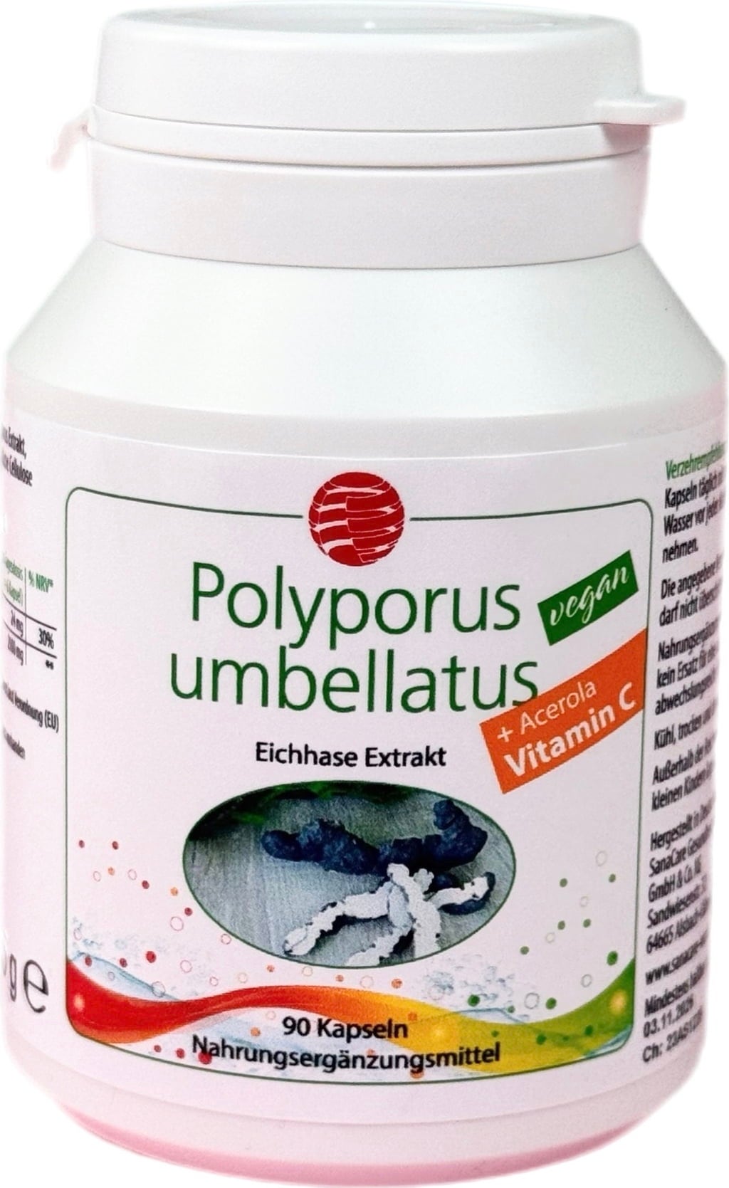 Sana Viuhkokääpäuute, luomu - 90 kapselia