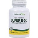 Nature's Plus Super B-50 - 90 Cápsulas vegetais