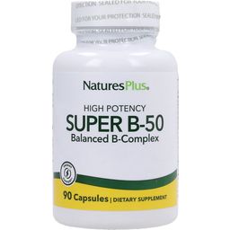 Nature's Plus Super-B-50 - 90 cápsulas vegetales