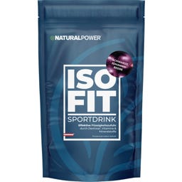Natural Power Sportdrink ISO FIT 400 g - svarta vinbär