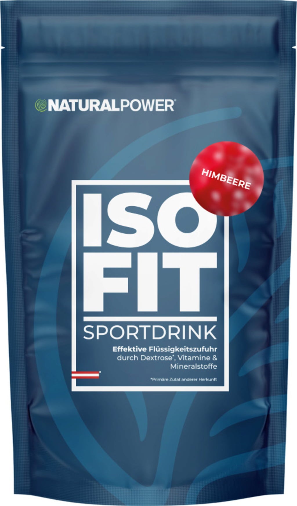 Natural Power ISO FIT Sports Drink - 400 g - Framboise