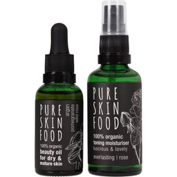 Pure Skin Food Care Set for Dry & Mature Skin, Organic - 1 set