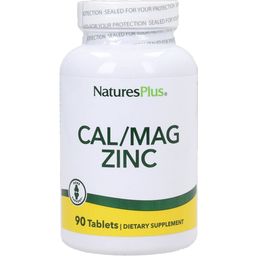 NaturesPlus Cal/Mag/Zinc 1000/500/75 mg - 90 tablets
