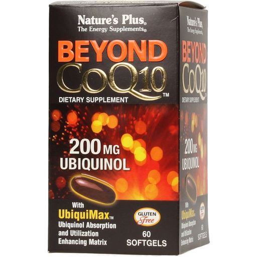 Nature's Plus Beyond CoQ10 Ubiquinol 200 mg - 60 geeliä