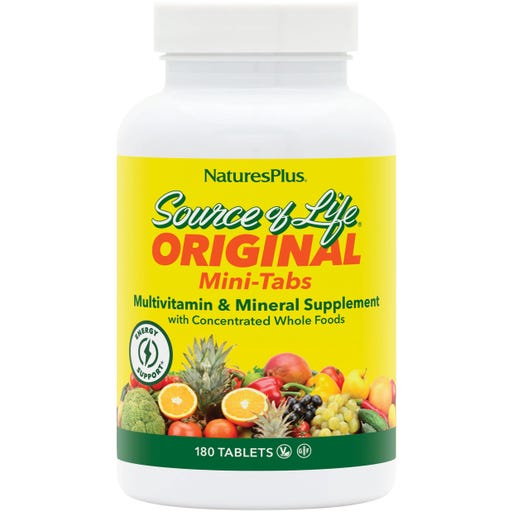 NaturesPlus® Source of Life®– Minitabs - 180 Tabletten