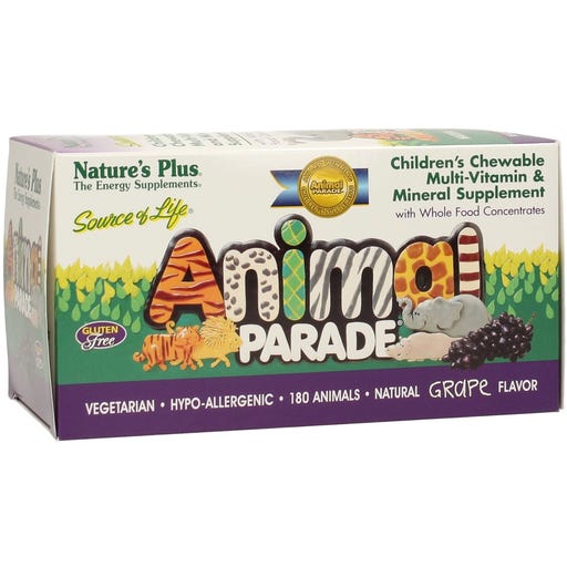 Animal Parade Multivitamin 180 Kautabletten - Traube