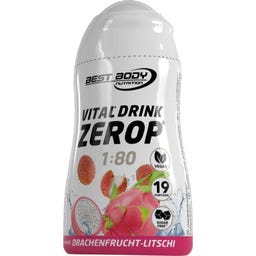 Best Body Nutrition Vital&nbsp;Drink ZEROP®&nbsp;Squeeze - Drakfrukt-litchi