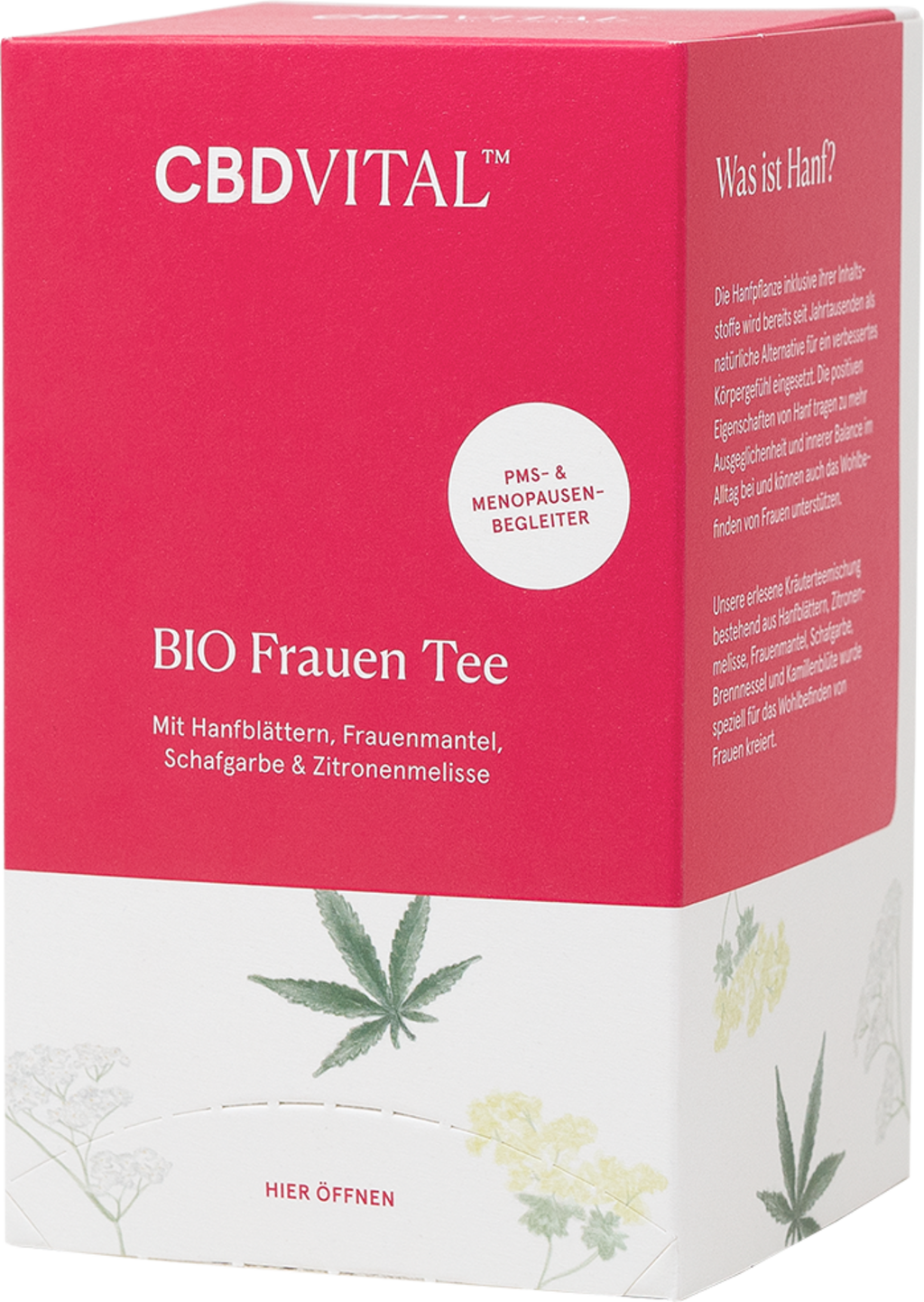 CBD VITAL Organic Women's Tea - 20 tea bags