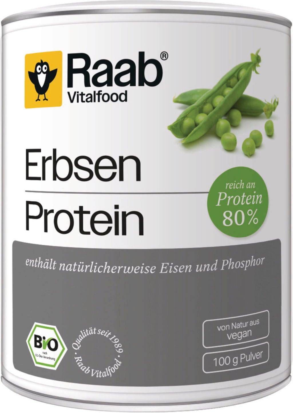 Raab Vitalfood Proteína de Ervilha Bio