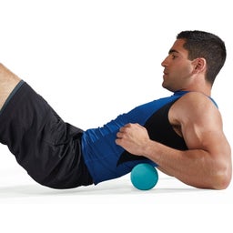 GAIAM Kompakte Faszienrolle, strukturiert - Türkis