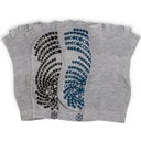 Grippy Toeless Yoga Socks - Grey, Double Pack - Grey