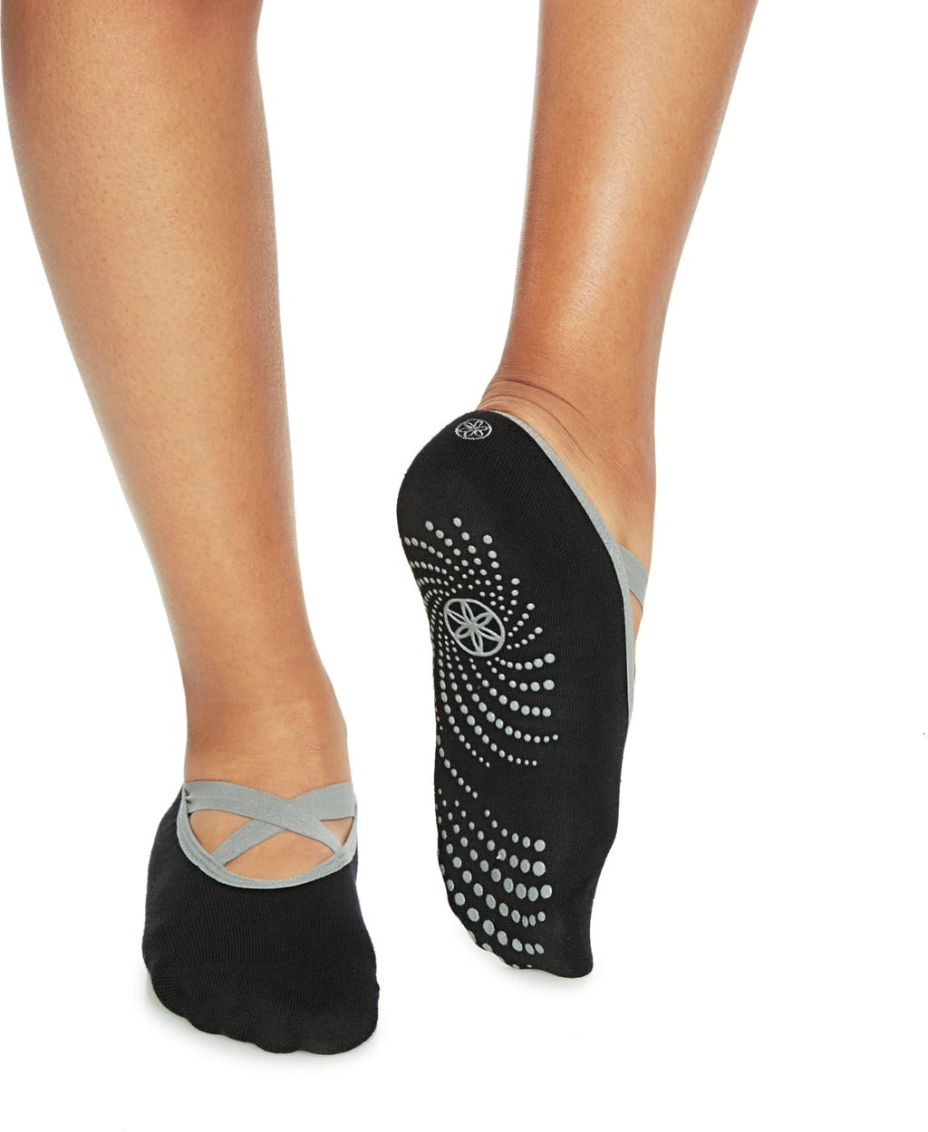 GAIAM GRIPPY Yogasokken Balletstijl - Zwart