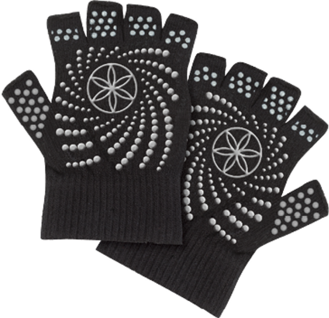 Antislip Yogahandschoenen, Zwart