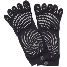 GAIAM Griffige Yogasocken (Medium/Large) - Schwarz