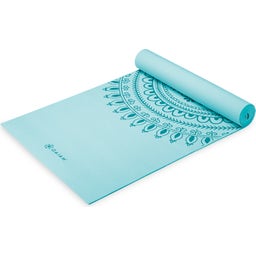 GAIAM MARRAKESCH Yogamatta Premium - Ljusblå med medaljongmönster